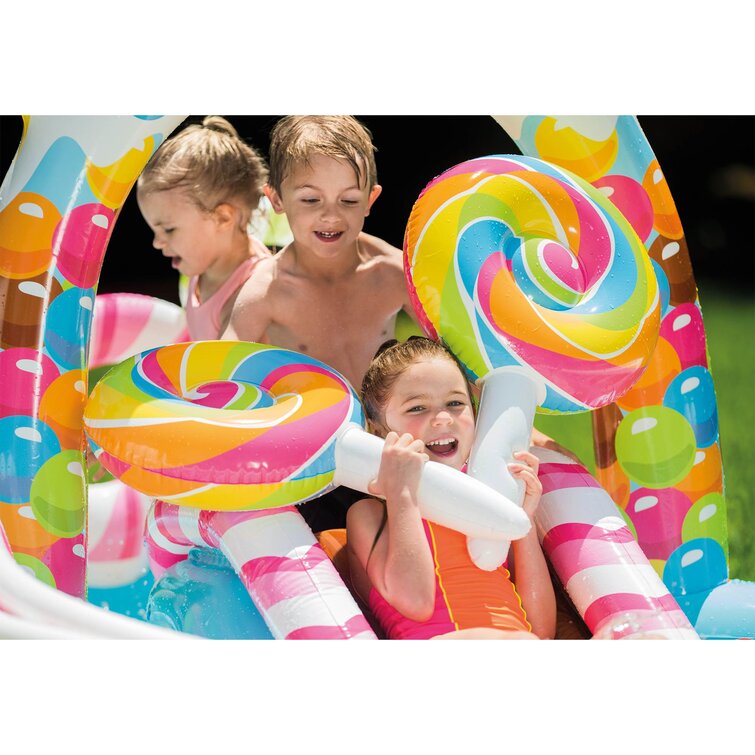 Intex Kids Inflatable Candy 9.7Ft X 6.25Ft X 51In Pool With